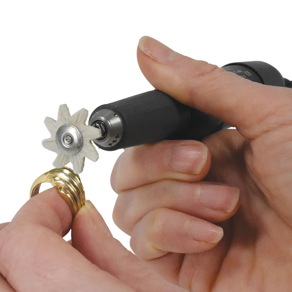 Geza Mini  7/8" Mounted Bristle Brushes (Pkg. of 10)