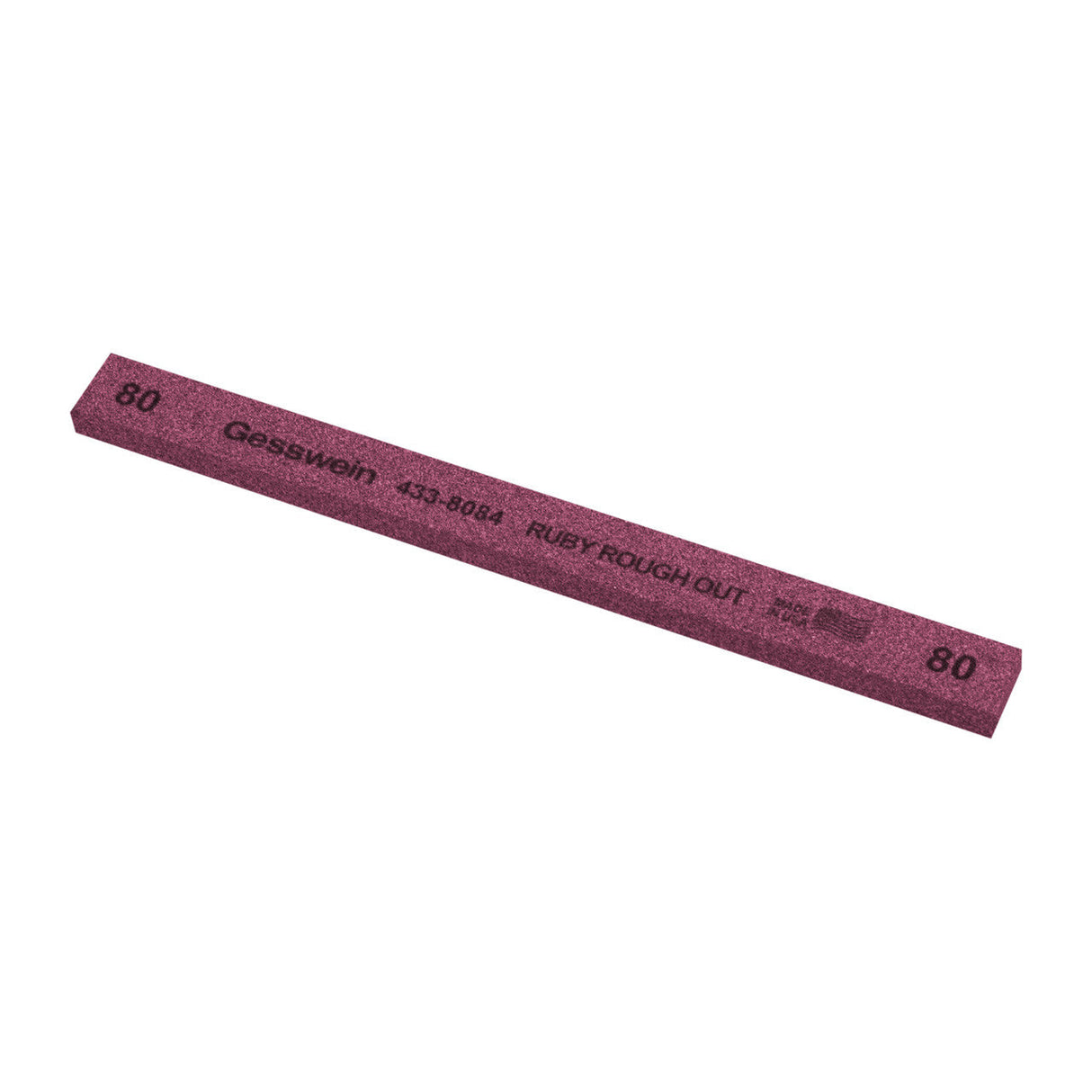 Gesswein® Ruby Rough-Out Stones 1/2" x 1/4" x 6" (Pkg. of 12)