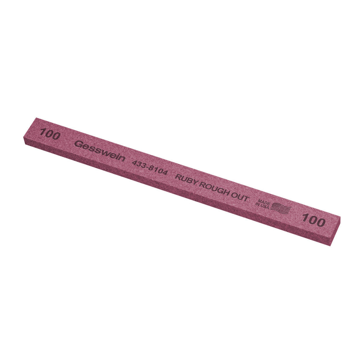 Gesswein® Ruby Rough-Out Stones 1/2" x 1/4" x 6" (Pkg. of 12)