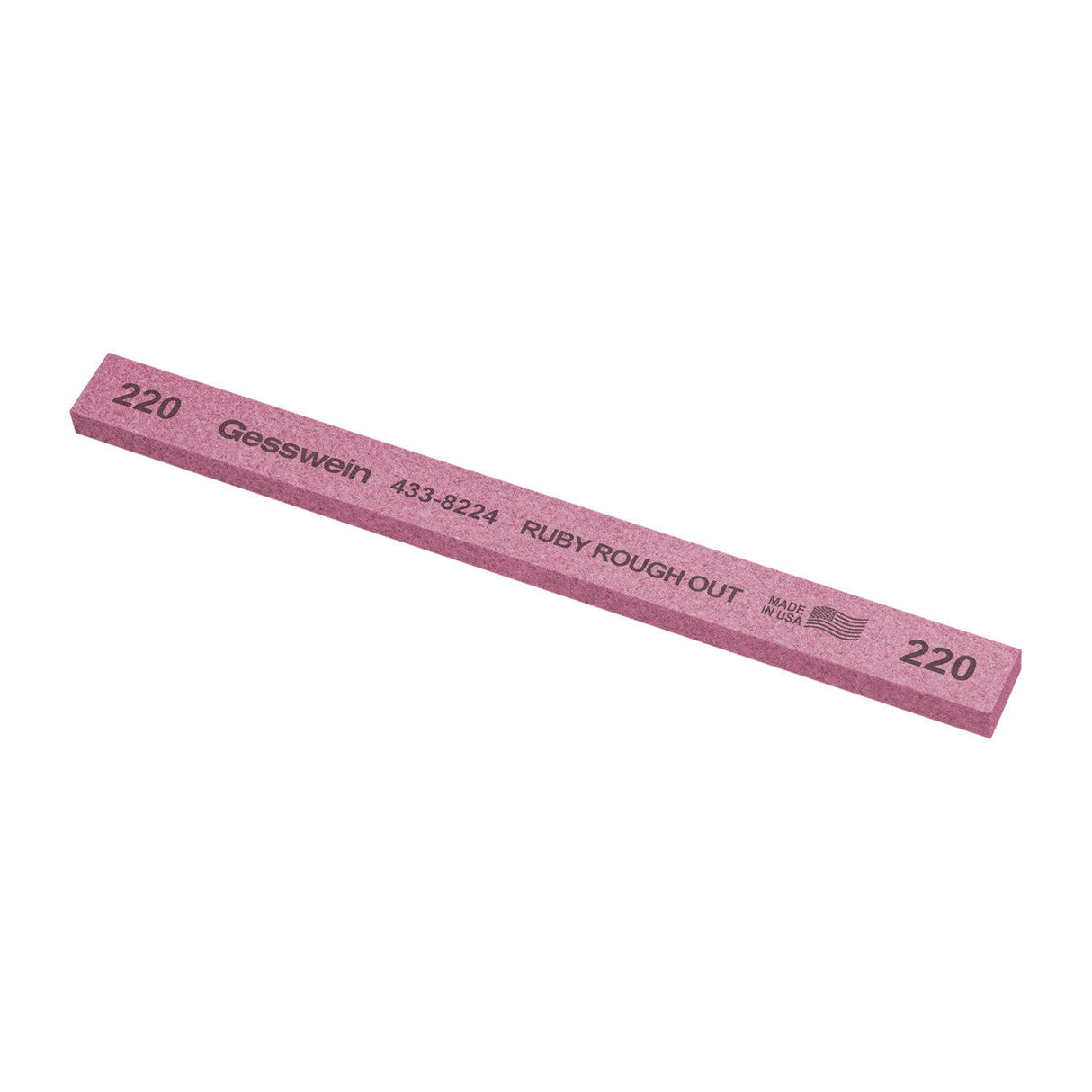 Gesswein® Ruby Rough-Out Stones 1/2" x 1/4" x 6" (Pkg. of 12)