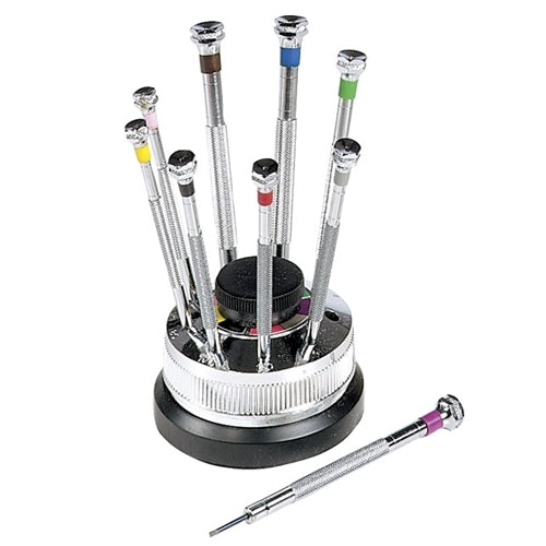 Screwdriver Set in Rotating Stand