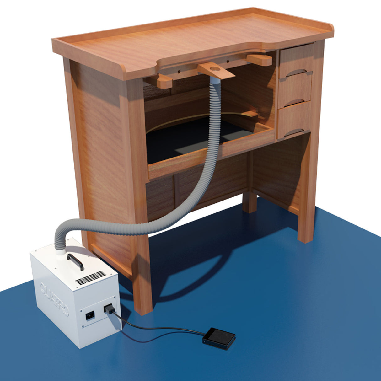 Quatro Basic INFINITY Compact Dust Collector with Foot Switch