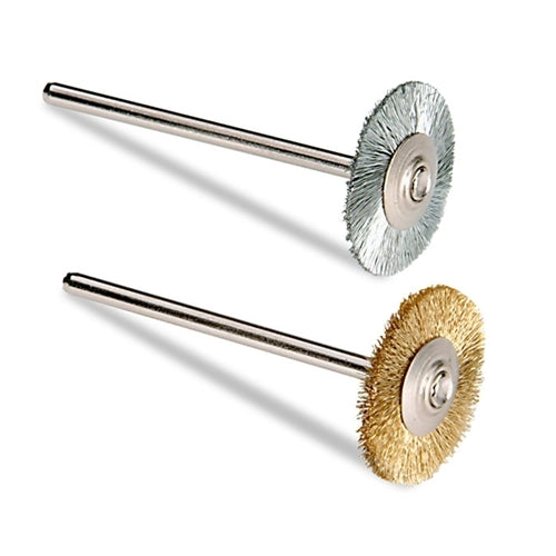 Brass Wire Wheel Soft Brass Brush Set For Bench Grinder Metal