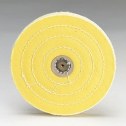 Yellow Muslin Buffs, Stitched