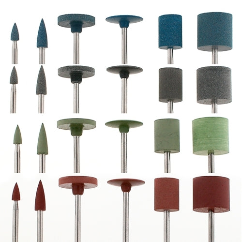 EVE® Poly Polishers, Mounted Wheels & Points - 3/32" Shank