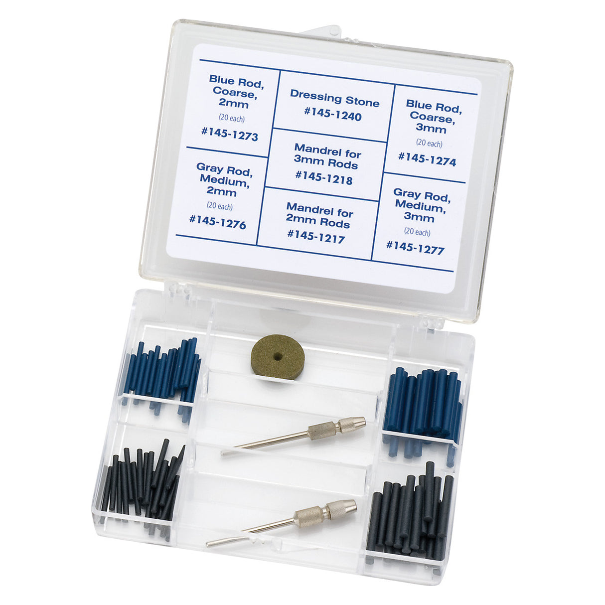 EVE® Poly Polishers Rod Sets - Blue & Gray