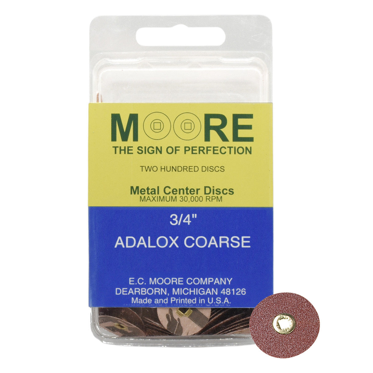 Moore's Snap-On Discs, Adalox  (200pcs)