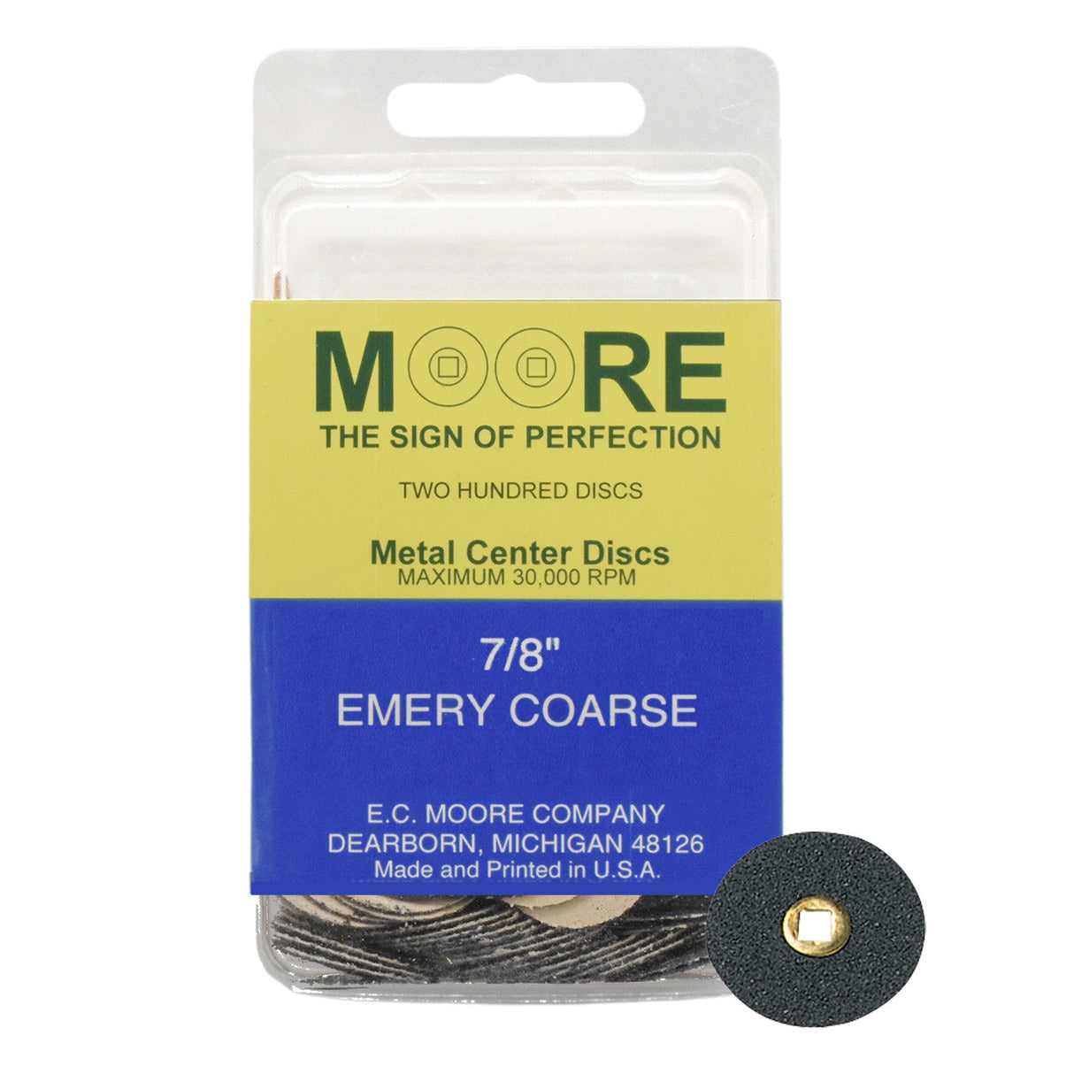 Moore's Snap-On Discs, Emery (200pcs)