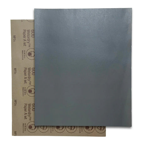 3M™ Wetordry™ Silicon Carbide Sandpaper (Pkg. of 5)