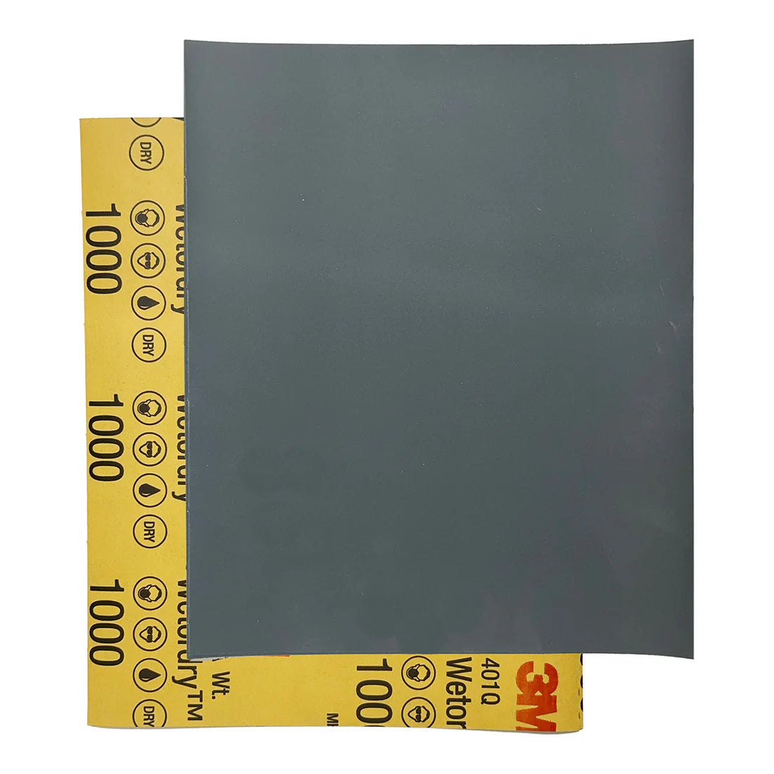 3M™ Wetordry™ Silicon Carbide Sandpaper (Pkg. of 5)