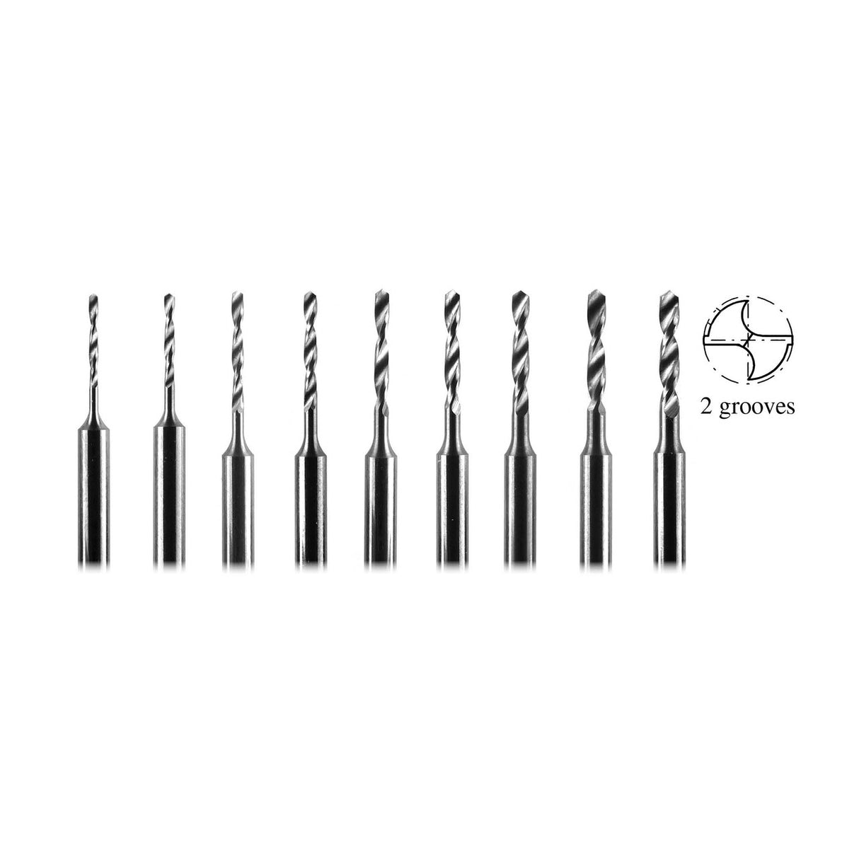 Busch® Fig. 4203S Carbide Twist Drills (Pkg. of 2)