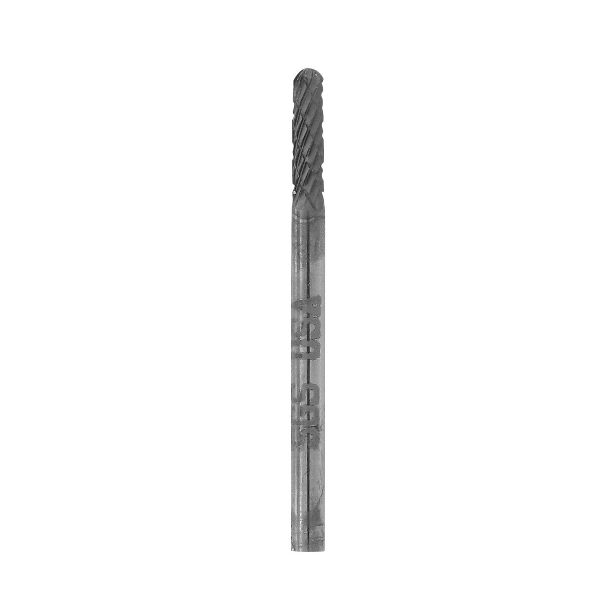 1-1/4" Solid Carbide Burs - 3/32" Shank, 3/32" x 3/8" Cut, Rounded Cylinder