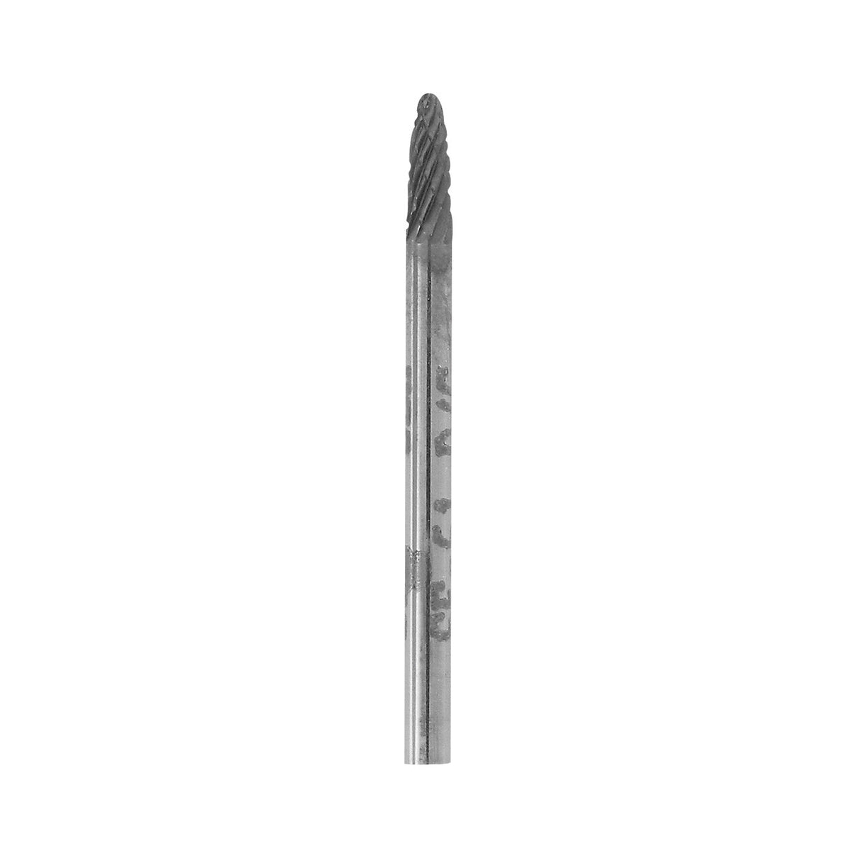 1-1/4" Solid Carbide Burs - 3/32" Shank, 3/32" x 1/4" Cut, Bullet