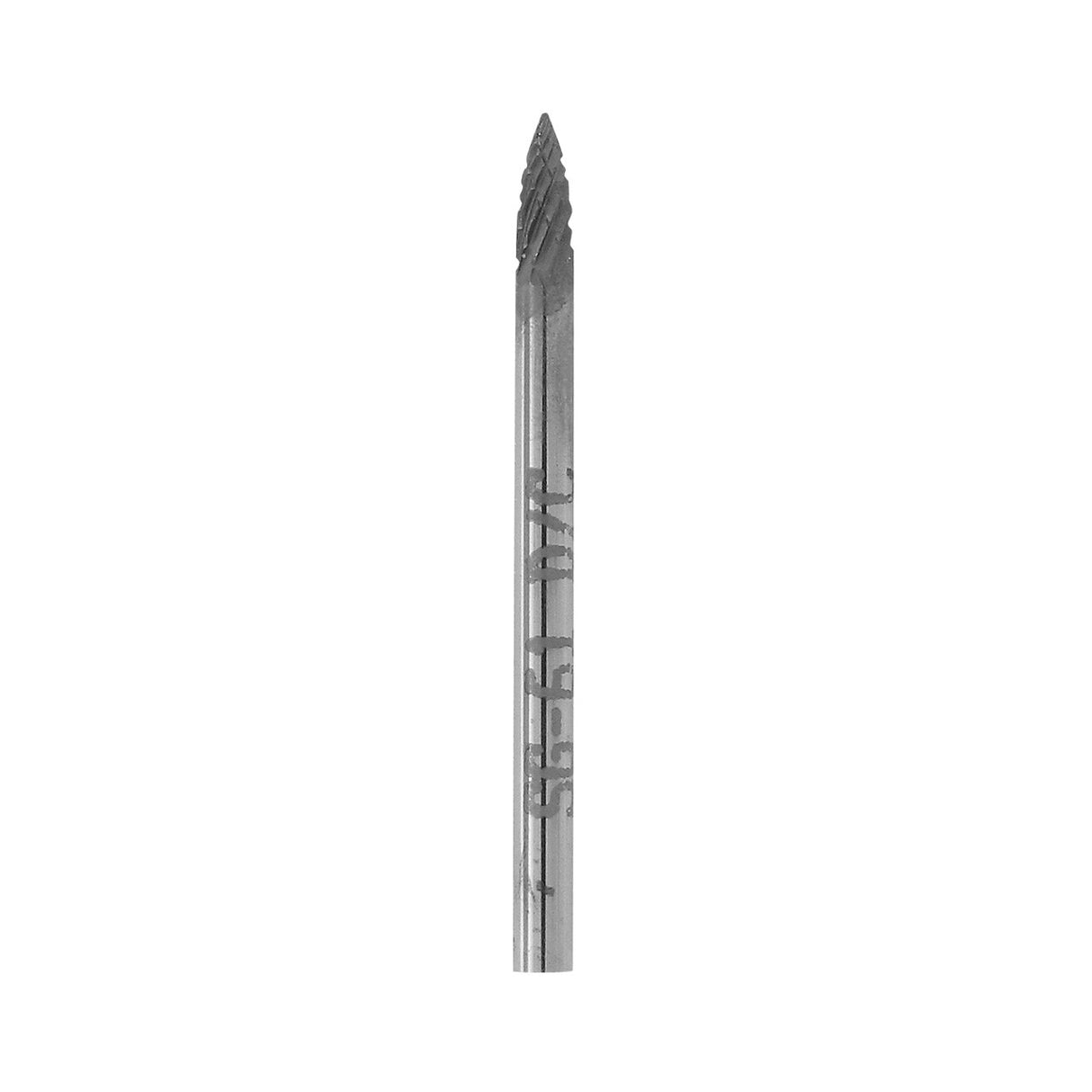 1-1/4" Solid Carbide Burs - 3/32" Shank, 3/32" x 1/4" Cut, Point