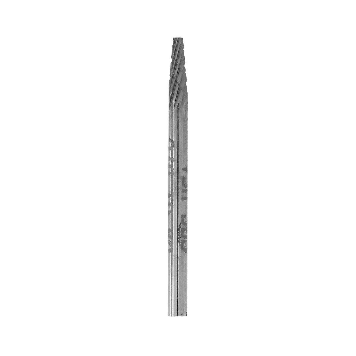 1-1/4" Solid Carbide Burs - 3/32" Shank, 3/32" x 1/4" Plain Cut, Blunt Point