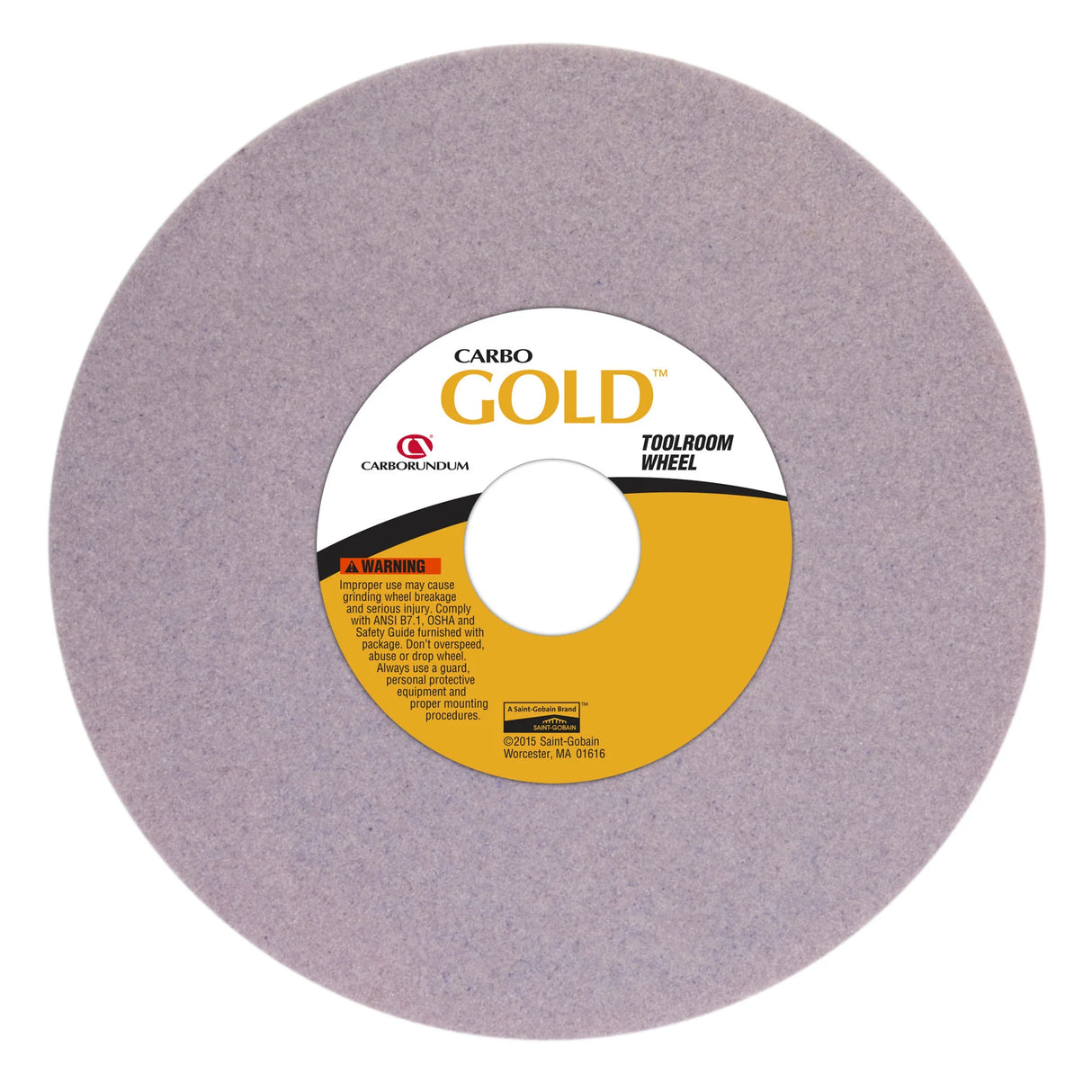 Carborundum Gold 7"X1/4"X1-1/4" Aluminum Oxide 32AR60-IV40 Wheel