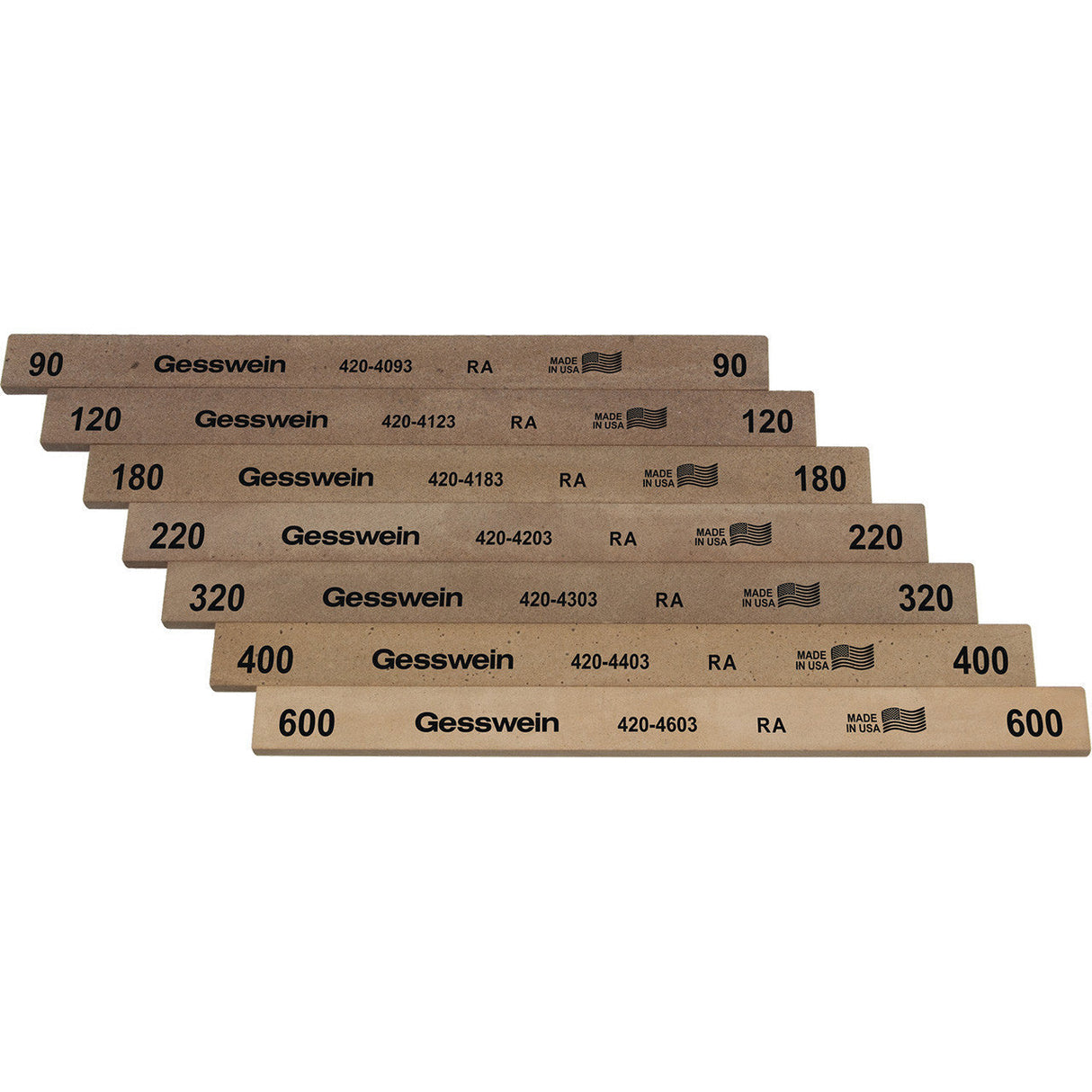 Gesswein® Finishing Stone All-Grit Sets - RA