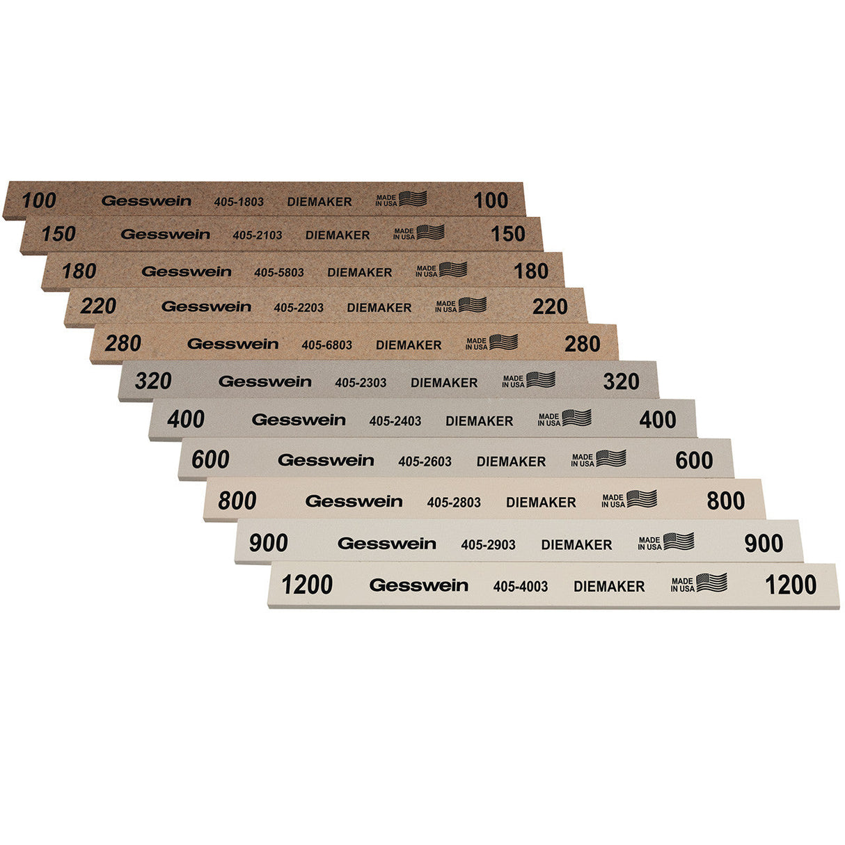 Gesswein® Diemaker Finishing Stone All-Grit Set of 11