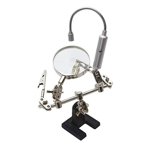 Helping Hand Magnifier with LED Light