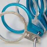 Aluminum Ring Sizer -Silver/Blue