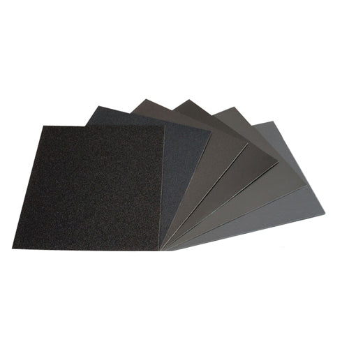 Norton® Silicon Carbide Waterproof Paper - Set of 6