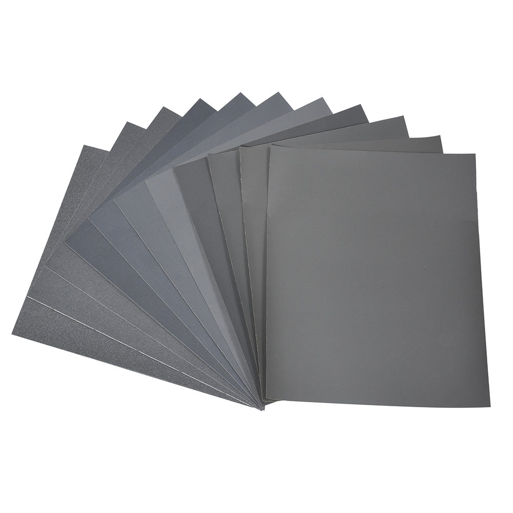 3M™ WetorDry™ Silicon Carbide Paper - Set of 11