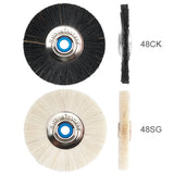 Wheel Brushes - Plastic Center, 2" Diameter