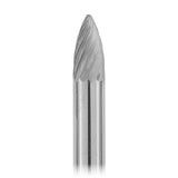 Solid Carbide Burs, 1-1/2" Long, 1/8" Shank