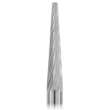 Solid Carbide Burs, 1-1/2" Long, 1/8" Shank