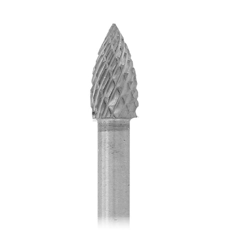 Solid Carbide Burs, 1-1/2" Long, 1/8" Shank