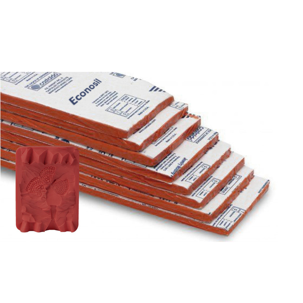 Castaldo® Econosil® Silicone Rubber Strips - 5 lbs.
