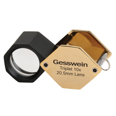 10X Gesswein® 20.5mm Hex Triplet Loupes