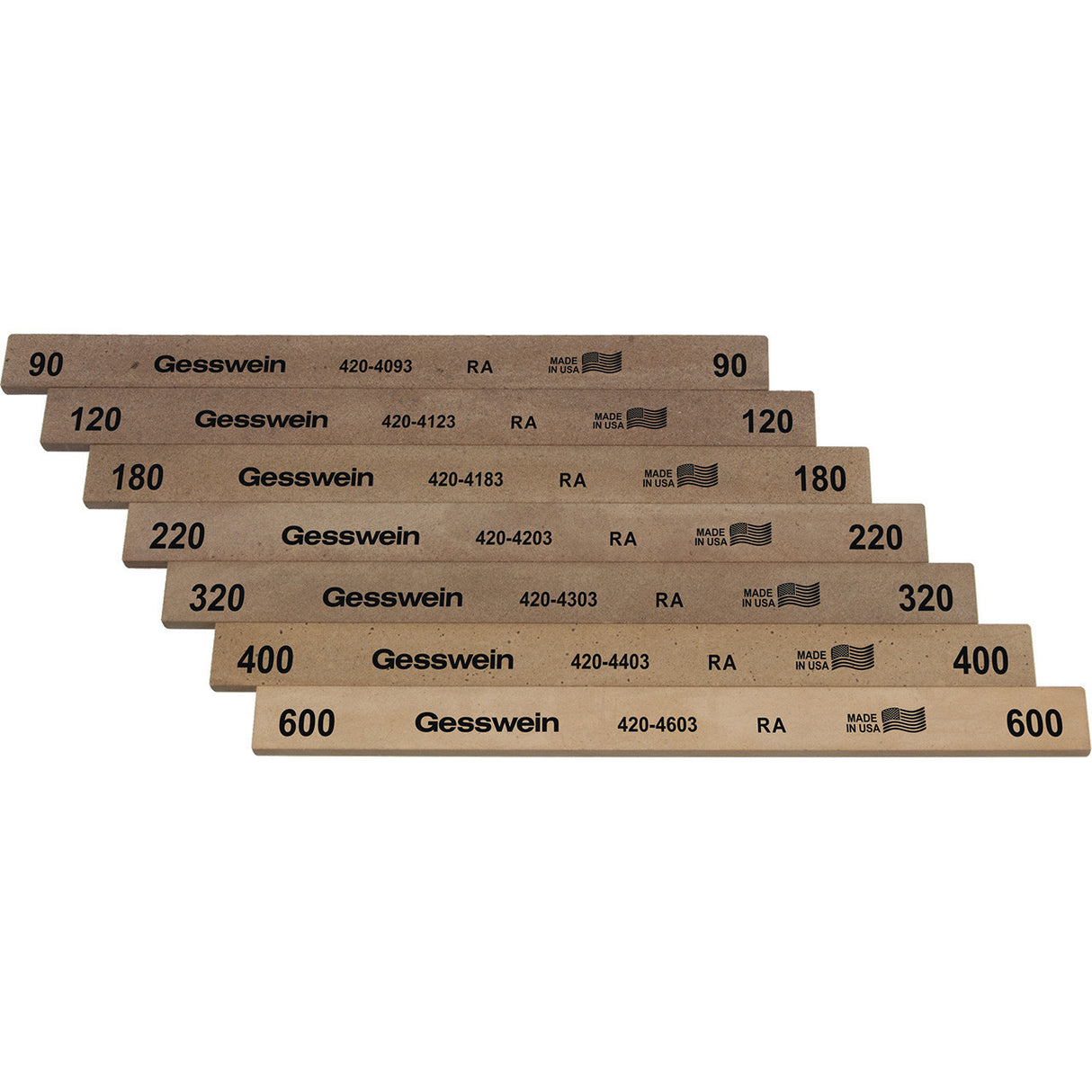 Gesswein® Finishing Stone All-Grit Sets - RA