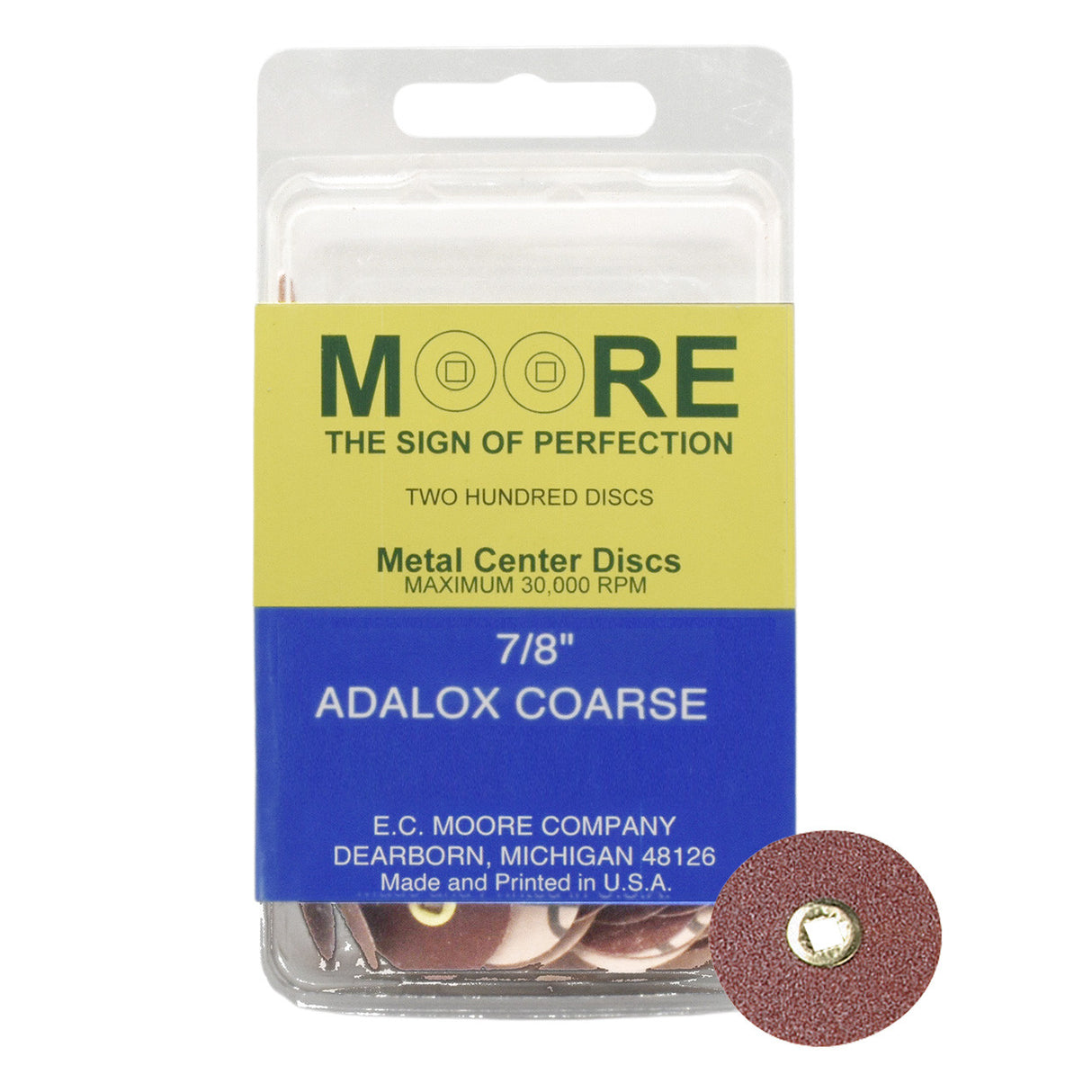 Moore's Snap-On Discs, Adalox  (200pcs)