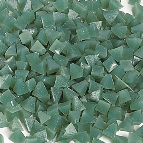 Green Plastic Pyramids, 320 grit
